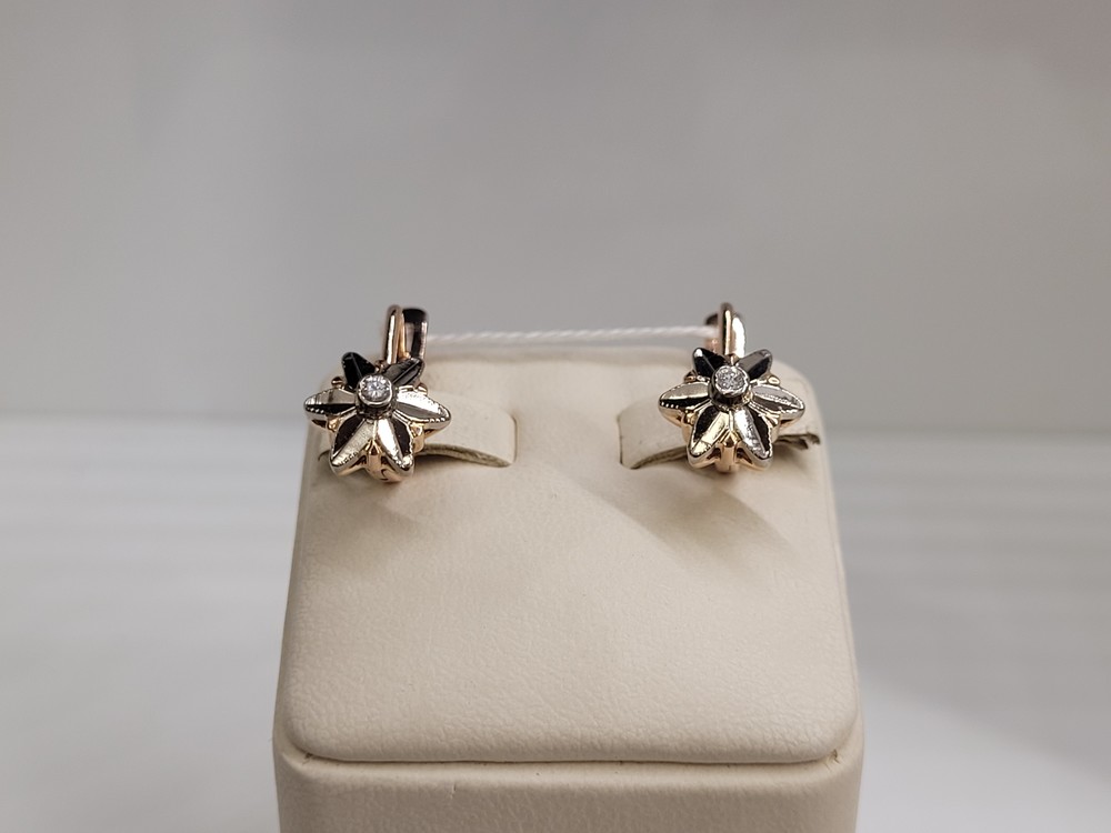 СЕРЬГИ БРИЛЛИАНТ Au 583