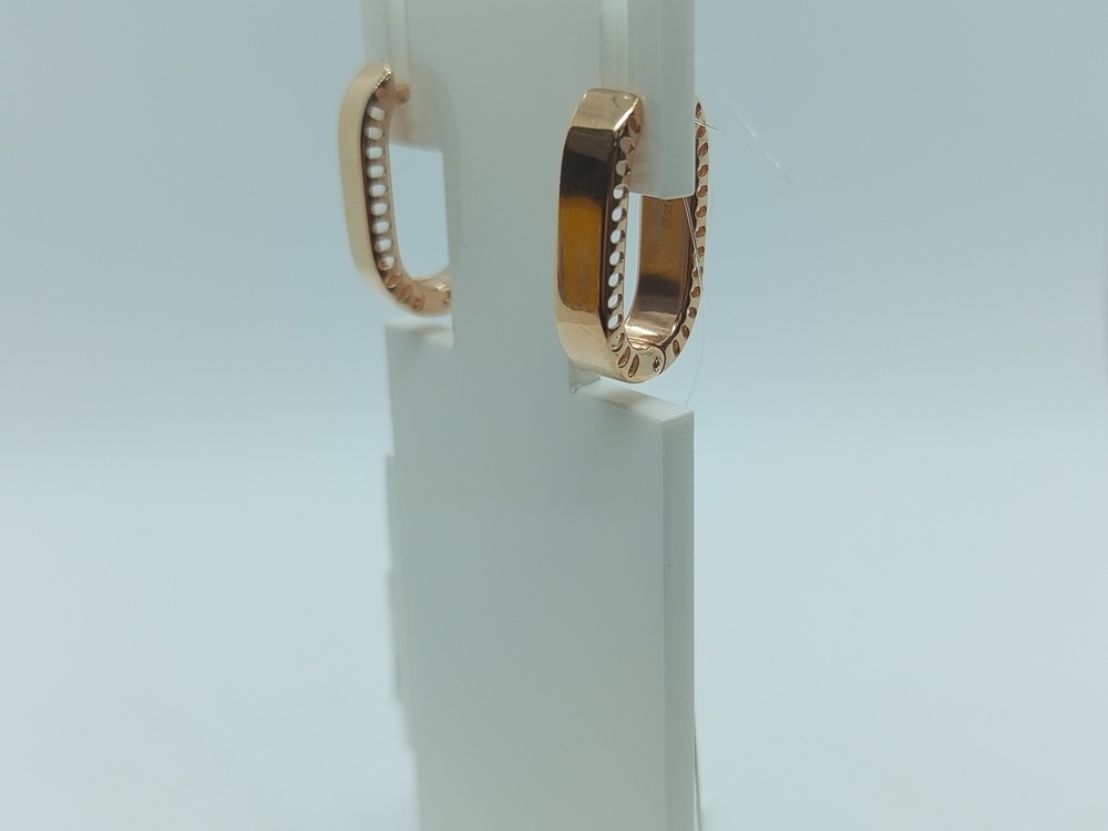 СЕРЬГИ БЕЗ КАМНЯ (Au 375)