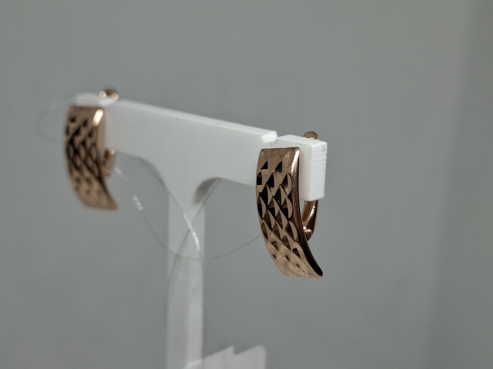 СЕРЬГИ БЕЗ КАМНЯ (Au 585)