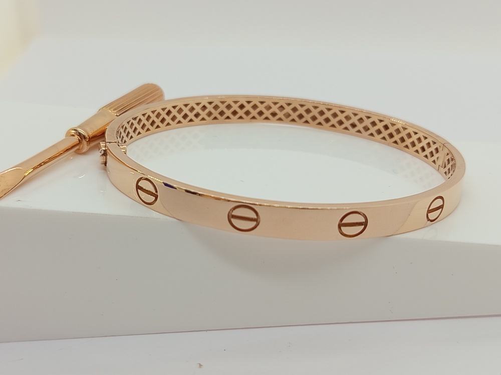 БРАСЛЕТ ЖЕСТКИЙ без камня (Au 585)