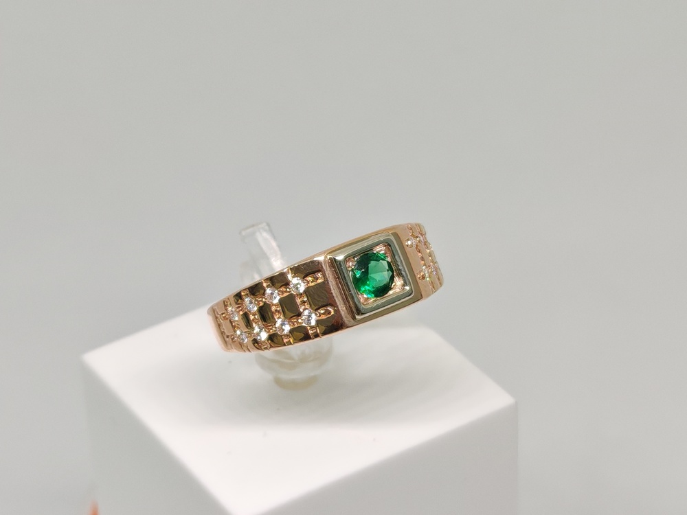 ПЕЧКМИ585 ПЕЧАТКА С КАМНЯМИ (Au 585)