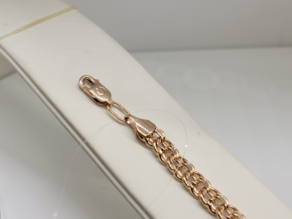 10090380117 БРАСЛЕТ ПУСТОТЕЛЫЙ Бисмарк (Au 585)