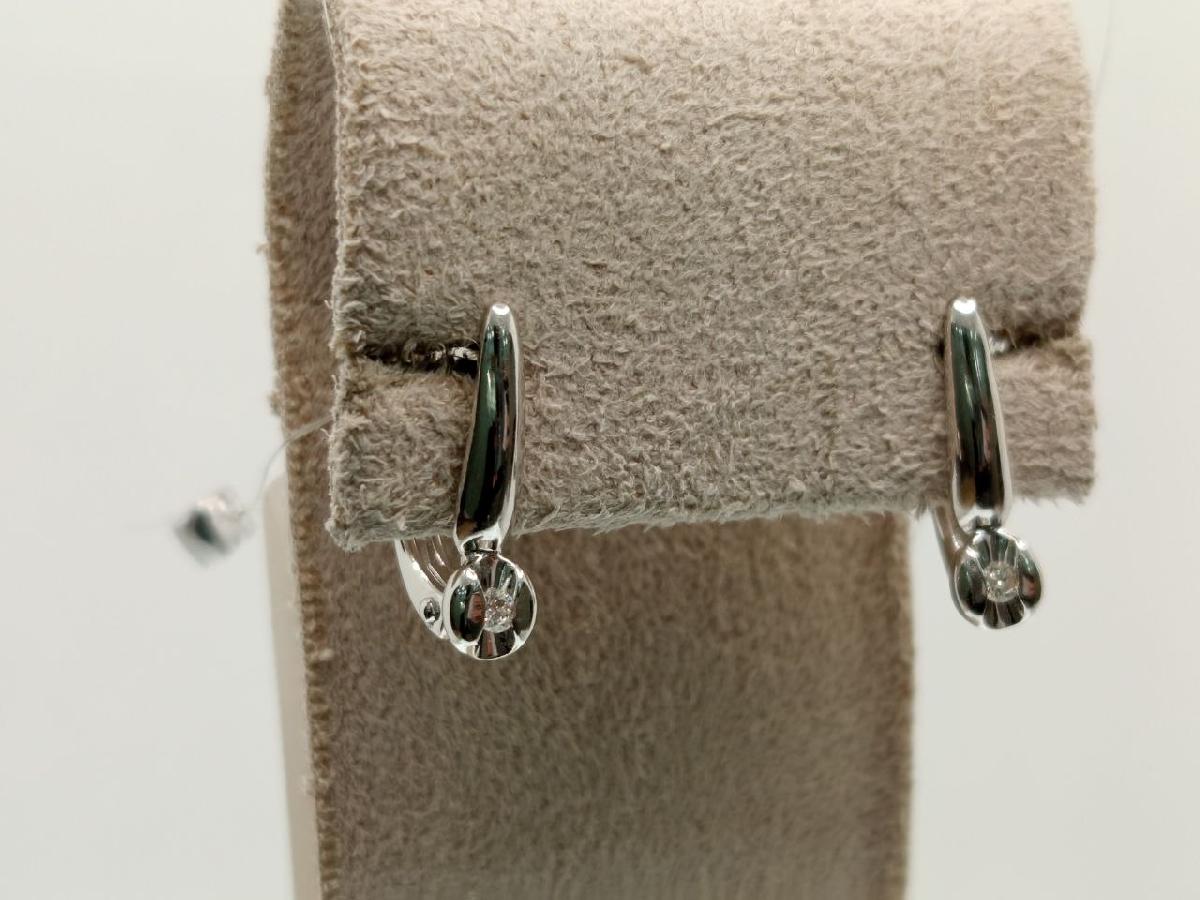 СЕРЬГИ БРИЛЛИАНТ (Ag 925)