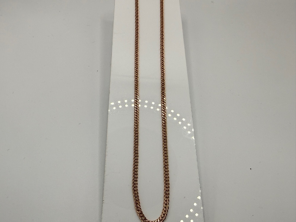 ЦЕПЬ ПУСТОТЕЛАЯ Ромб двойной (Au 585)