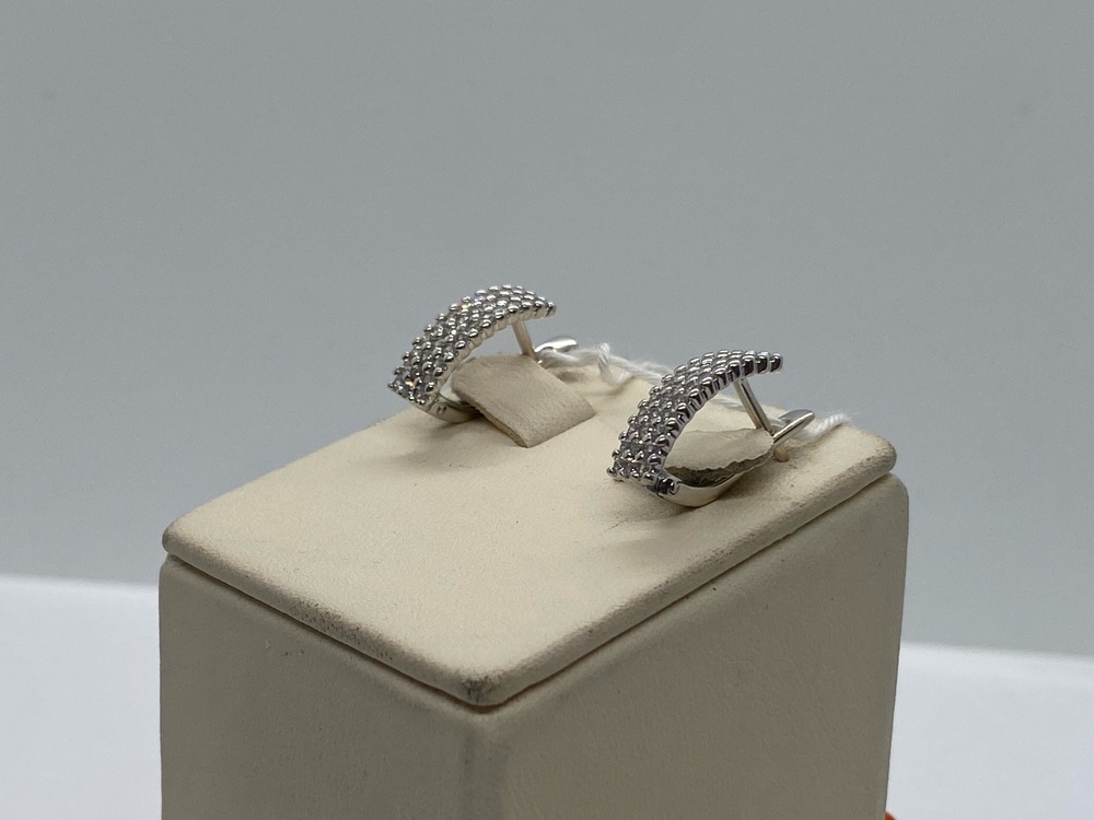 СКМИ585 СЕРЬГИ С КАМНЯМИ (Au 585)