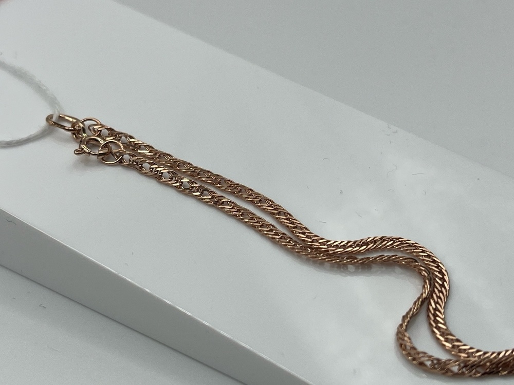 ЦЛР3585 ЦЕПЬ ПОЛНОВЕСНАЯ Ромб тройной (Au 585)