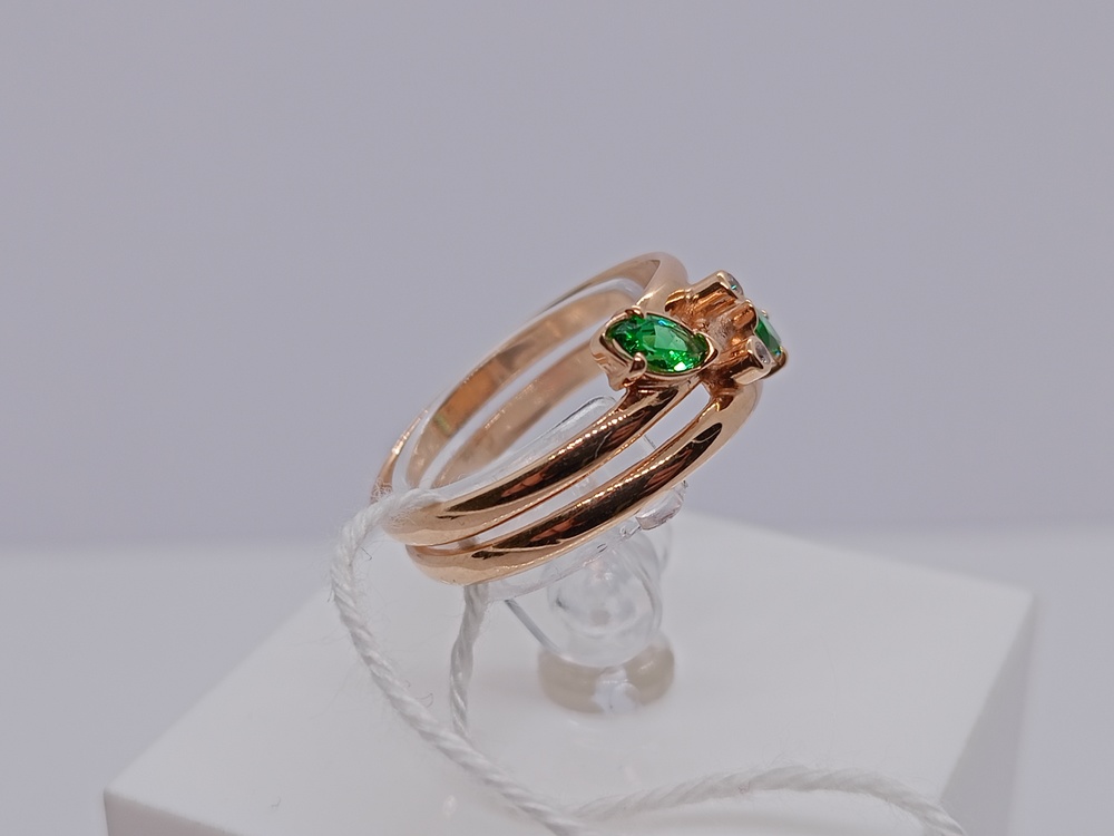 КОЛКМИ585 КОЛЬЦО С КАМНЯМИ (Au 585)