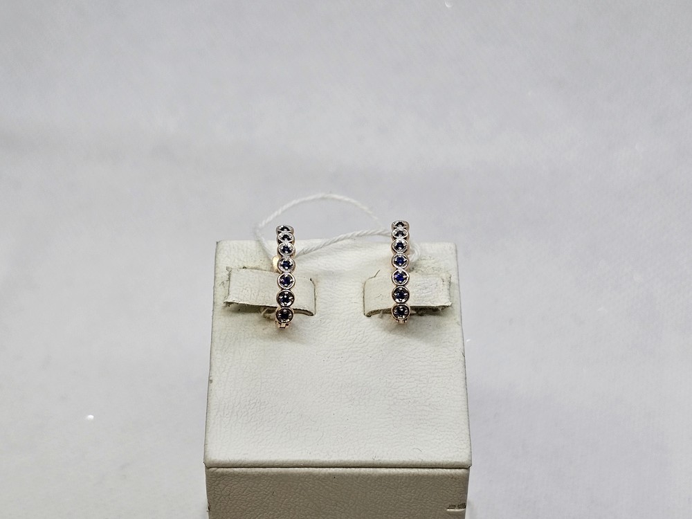 СКМИ585 СЕРЬГИ С КАМНЯМИ (Au 585)