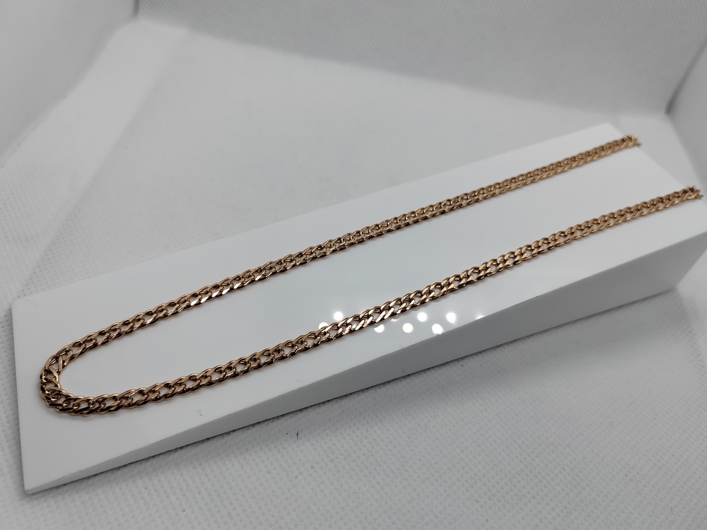 ЦЕПЬ ПОЛНОВЕСНАЯ Ромб двойной (Au 585)