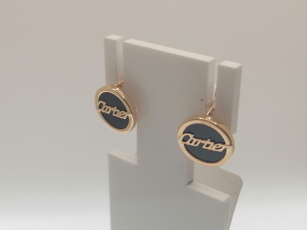 СЕРЬГИ АГАТ (Au 585)