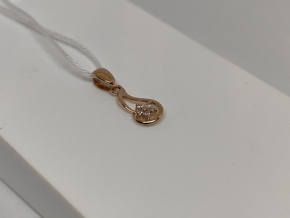 ПОДВЕСКА С КАМНЯМИ (Au 585)