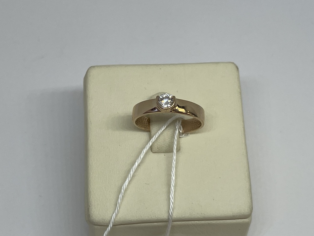 КОЛЬЦО С КАМНЕМ (Au 585)