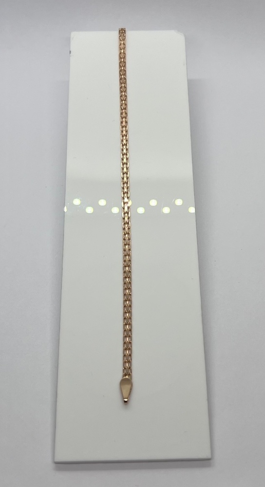 БРАСЛЕТ ПОЛНОВЕСНЫЙ Бисмарк машинный (Au 585)