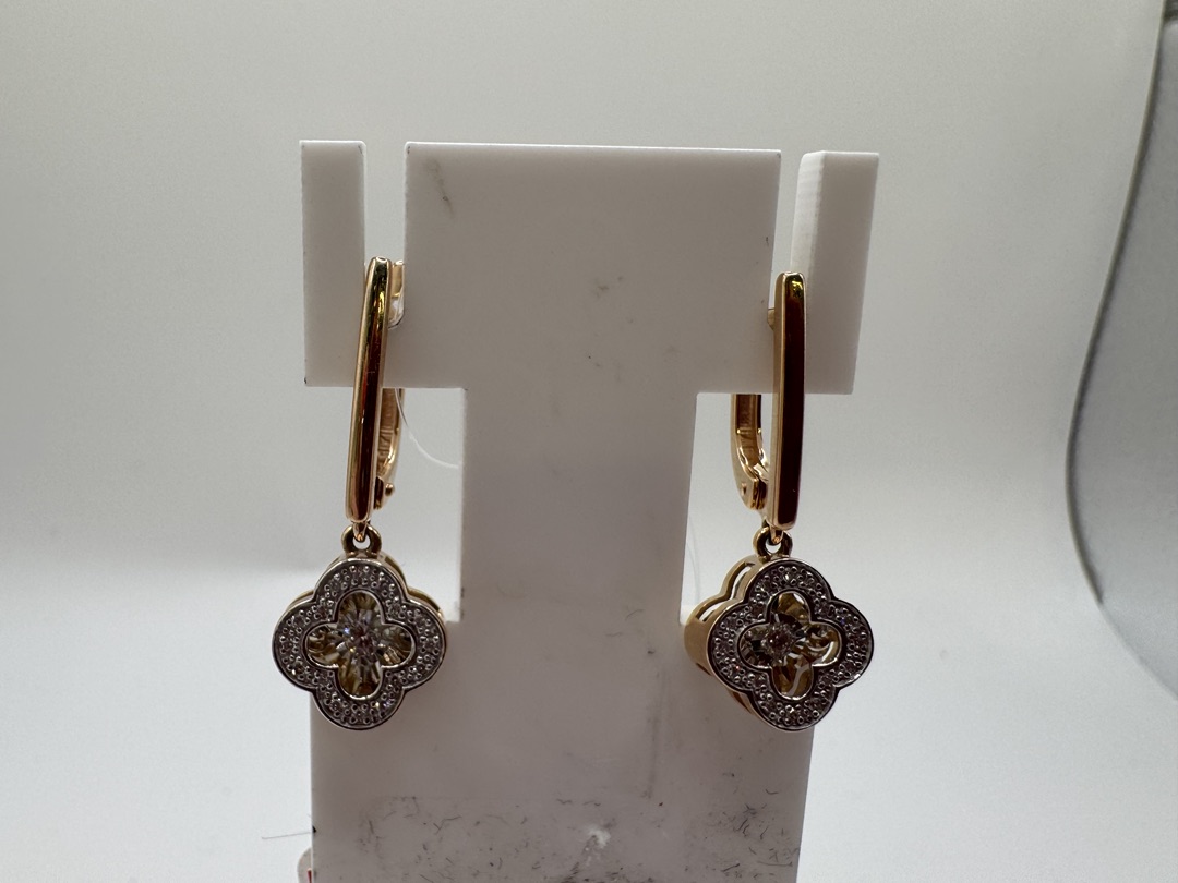 02-11-5891-31-00-1 СЕРЬГИ БРИЛЛИАНТ (Au 585)