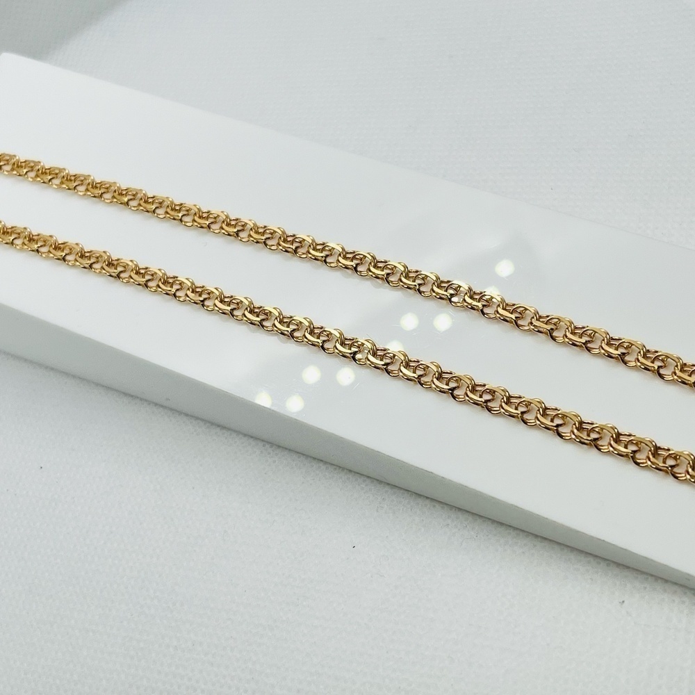 ЦПБС585 ЦЕПЬ ПУСТОТЕЛАЯ Бисмарк (Au 585)