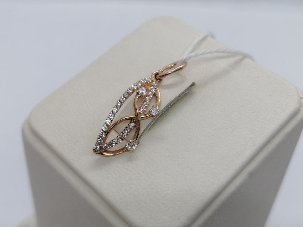 ПОДВЕСКА С КАМНЯМИ (Au 585)