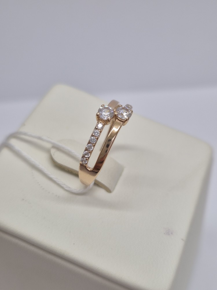 КОЛКМИ585 КОЛЬЦО С КАМНЯМИ (Au 585)