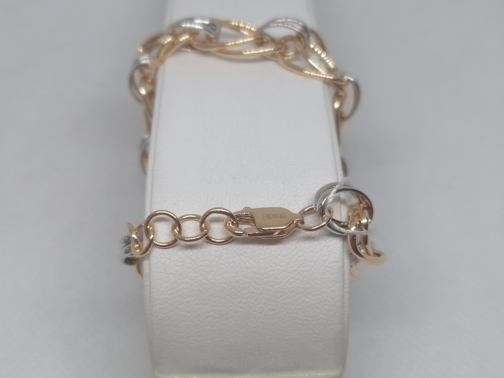 БРАСЛЕТ ФАНТАЗИЯ без камня (Au 585) БРАСЛЕТ ФАНТАЗИЯ без камня (Au 585)