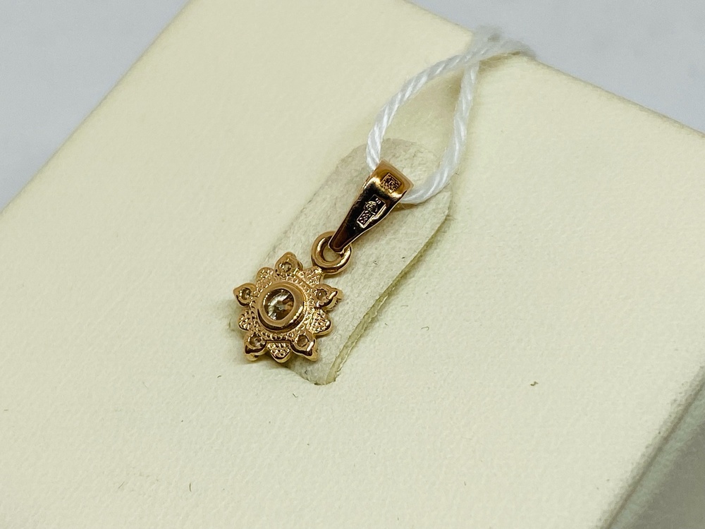 ПОДКМИ585 ПОДВЕСКА С КАМНЯМИ (Au 585)