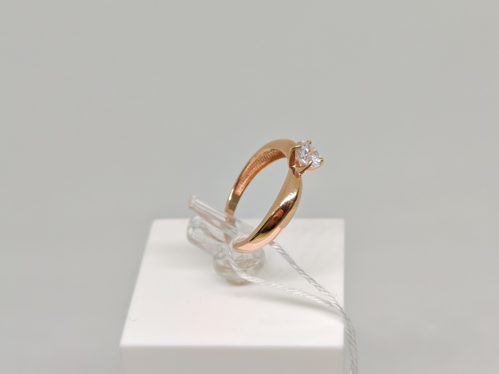 КОЛКМ585 КОЛЬЦО С КАМНЕМ (Au 585)