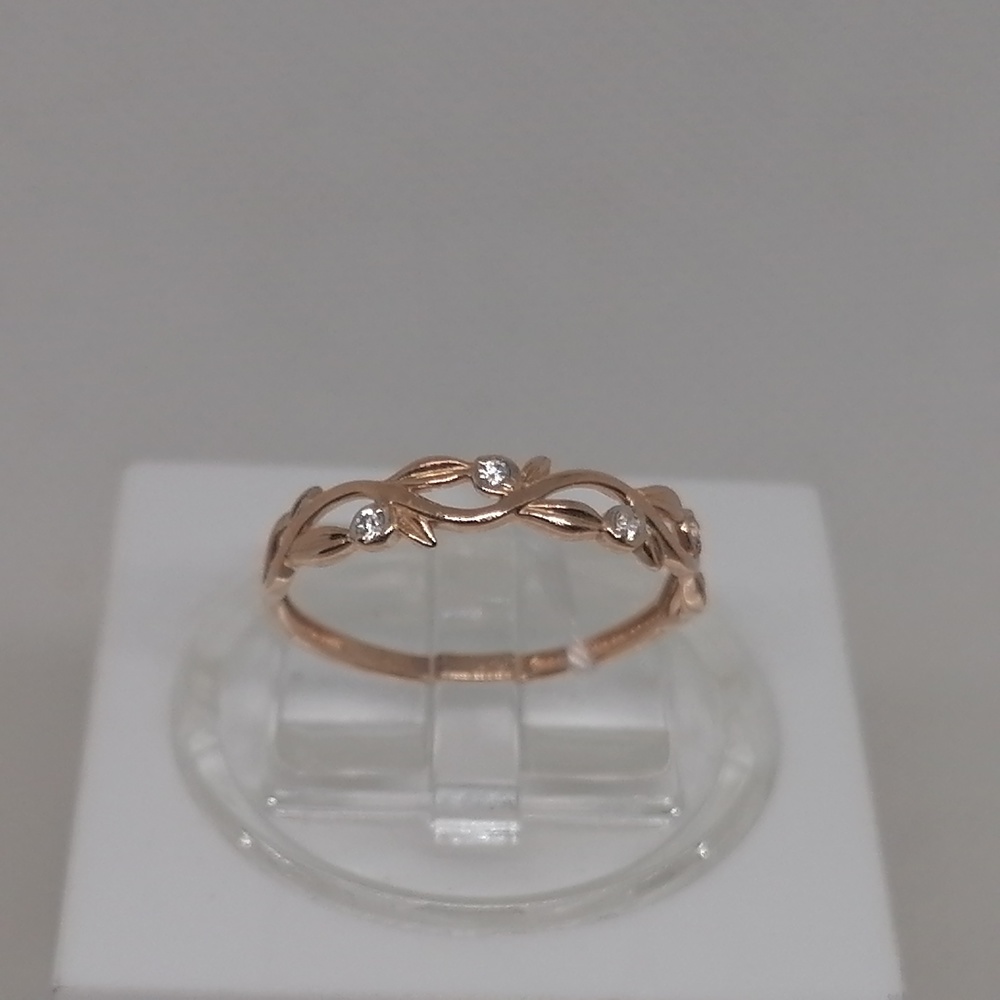 КОЛКМИ585 КОЛЬЦО С КАМНЯМИ (Au 585)