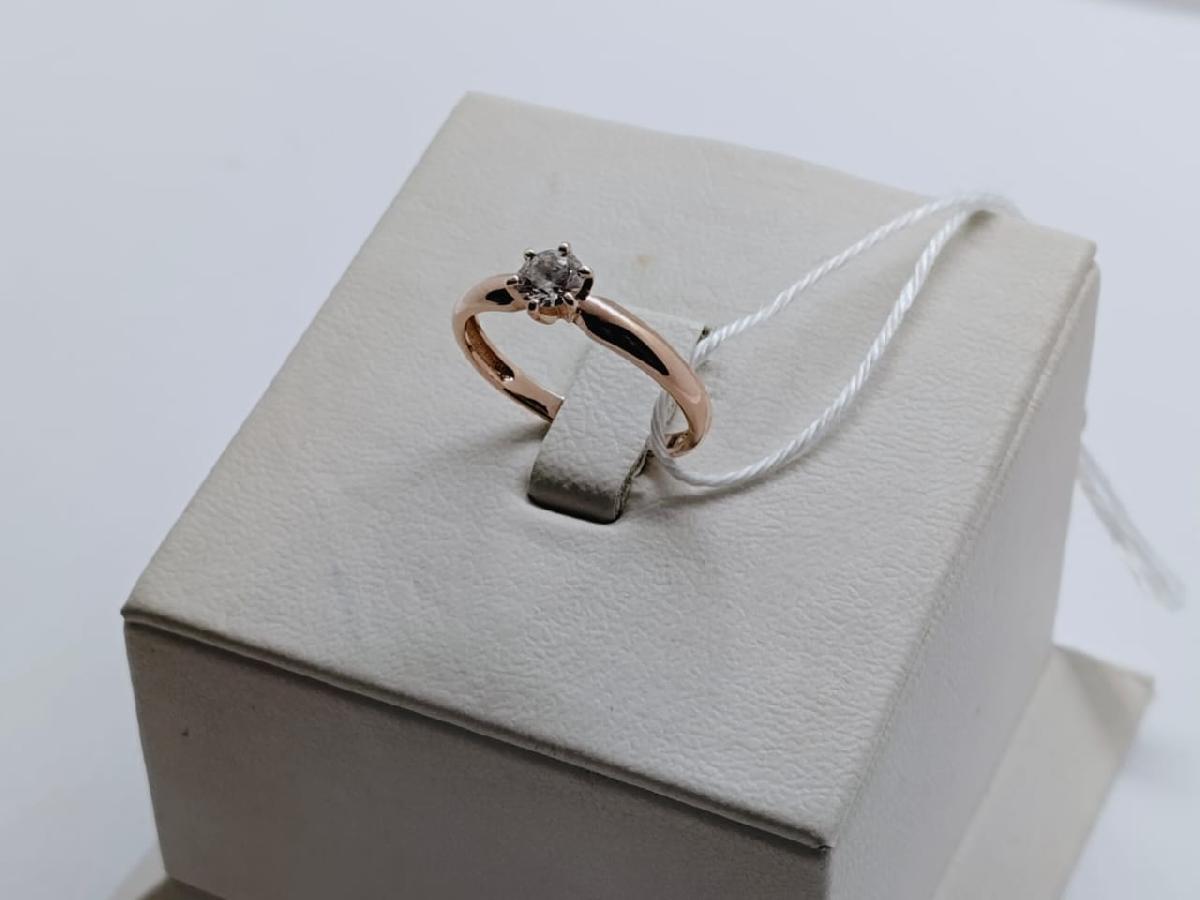 КОЛКМ585 КОЛЬЦО С КАМНЕМ (Au 585)