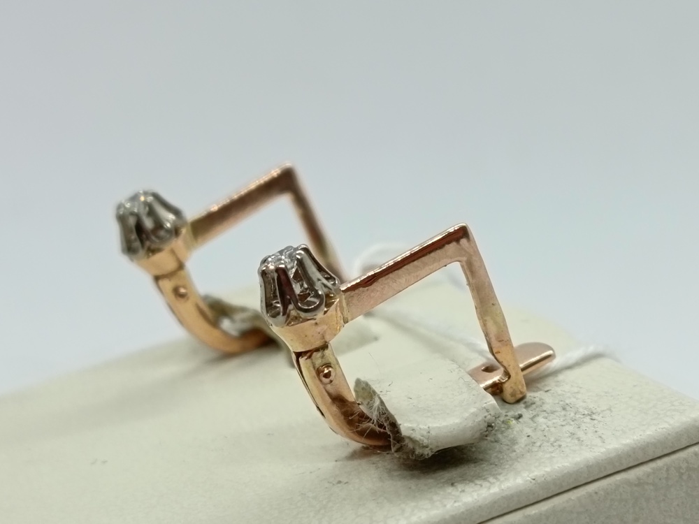 СЕРЬГИ БРИЛЛИАНТ (Au 585)