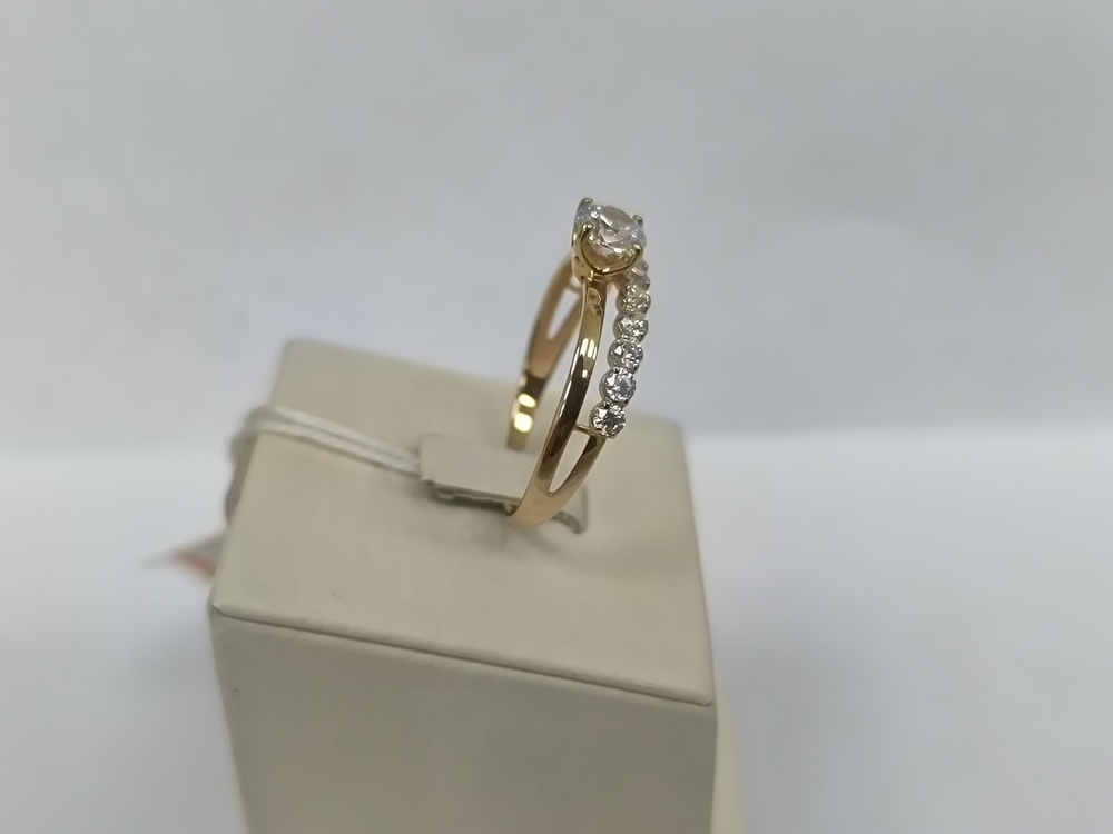 КОЛКМИ585 КОЛЬЦО С КАМНЯМИ (Au 585)