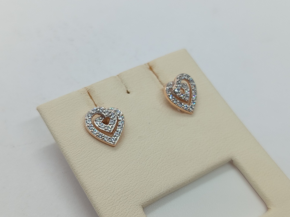 СПУС585 СЕРЬГИ ПУСЕТЫ (Au 585)