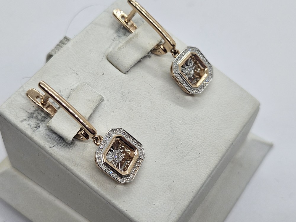 СЕРЬГИ БРИЛЛИАНТ (Au 585)