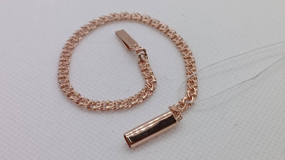 БРАСЛЕТ ПОЛНОВЕСНЫЙ Бисмарк арбский (Au 585)