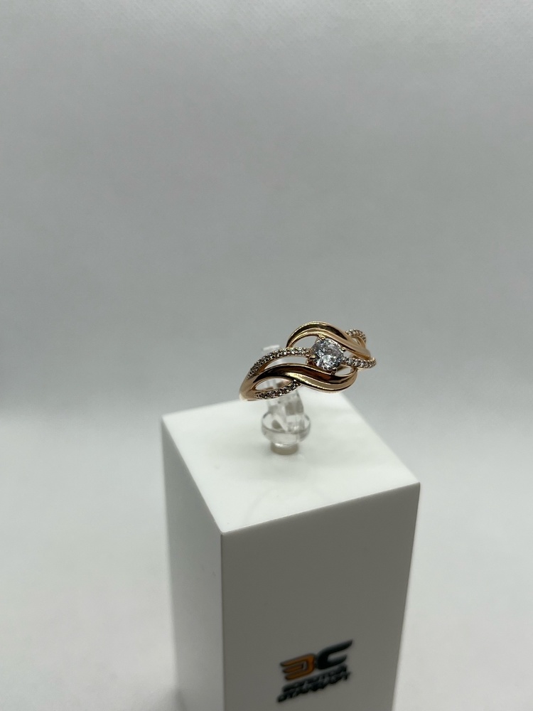 КОЛКМИ585 КОЛЬЦО С КАМНЯМИ (Au 585)