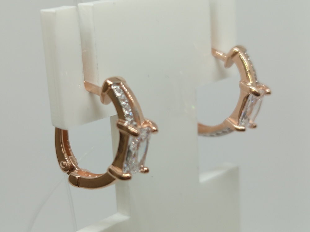 СЕРЬГИ С КАМНЯМИ (Au 585)