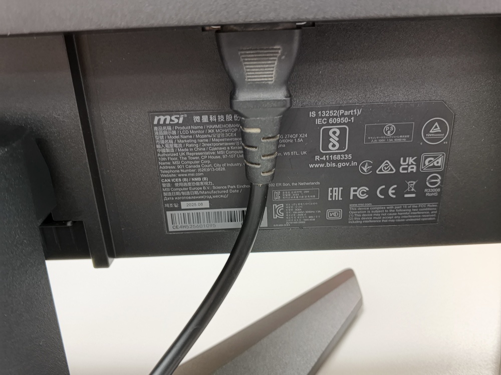 Монитор MSI Mag 274QF X24