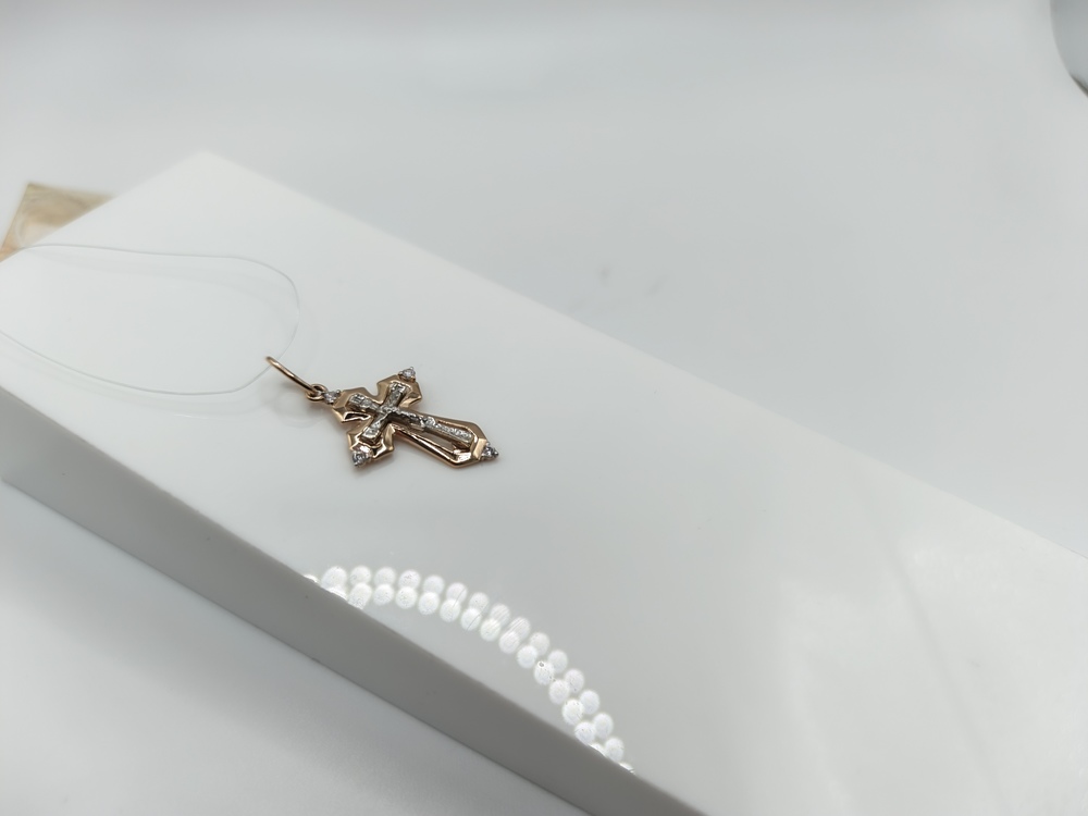 ПОДВЕСКА КРЕСТ (Au 585)