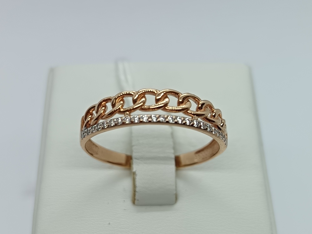 КОЛКМИ585 КОЛЬЦО С КАМНЯМИ (Au 585)