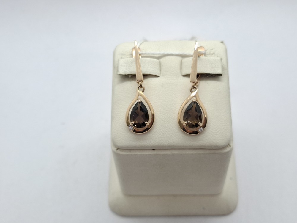 СЕРЬГИ С КАМНЯМИ (Au 585)