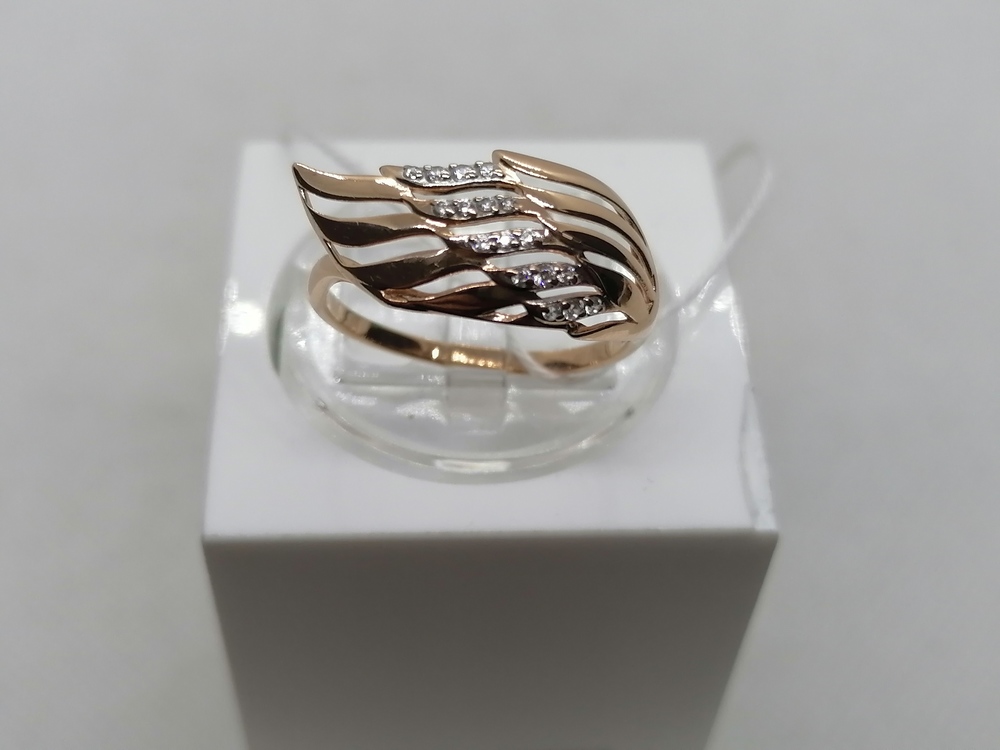 КОЛКМИ585 КОЛЬЦО С КАМНЯМИ (Au 585)