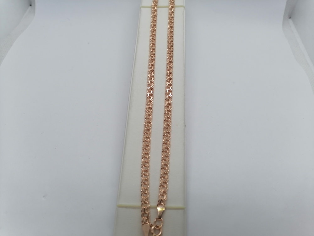 8060200П-40 ЦЕПЬ ПУСТОТЕЛАЯ Бисмарк (Au 585)