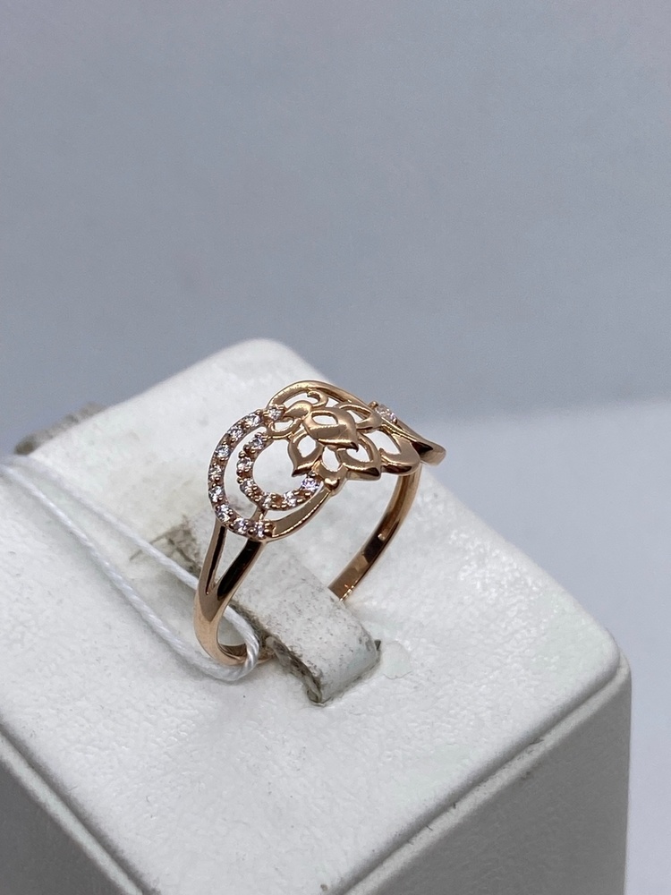 КОЛКМИ585 КОЛЬЦО С КАМНЯМИ (Au 585)