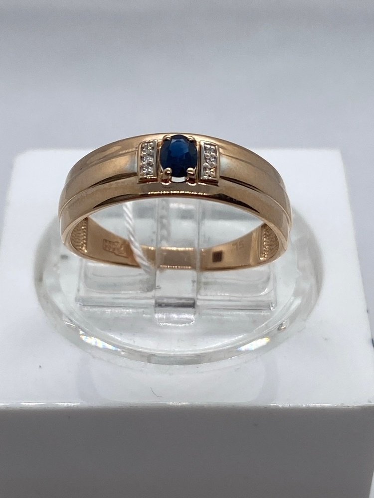 КОЛКМИ585 КОЛЬЦО С КАМНЯМИ (Au 585)