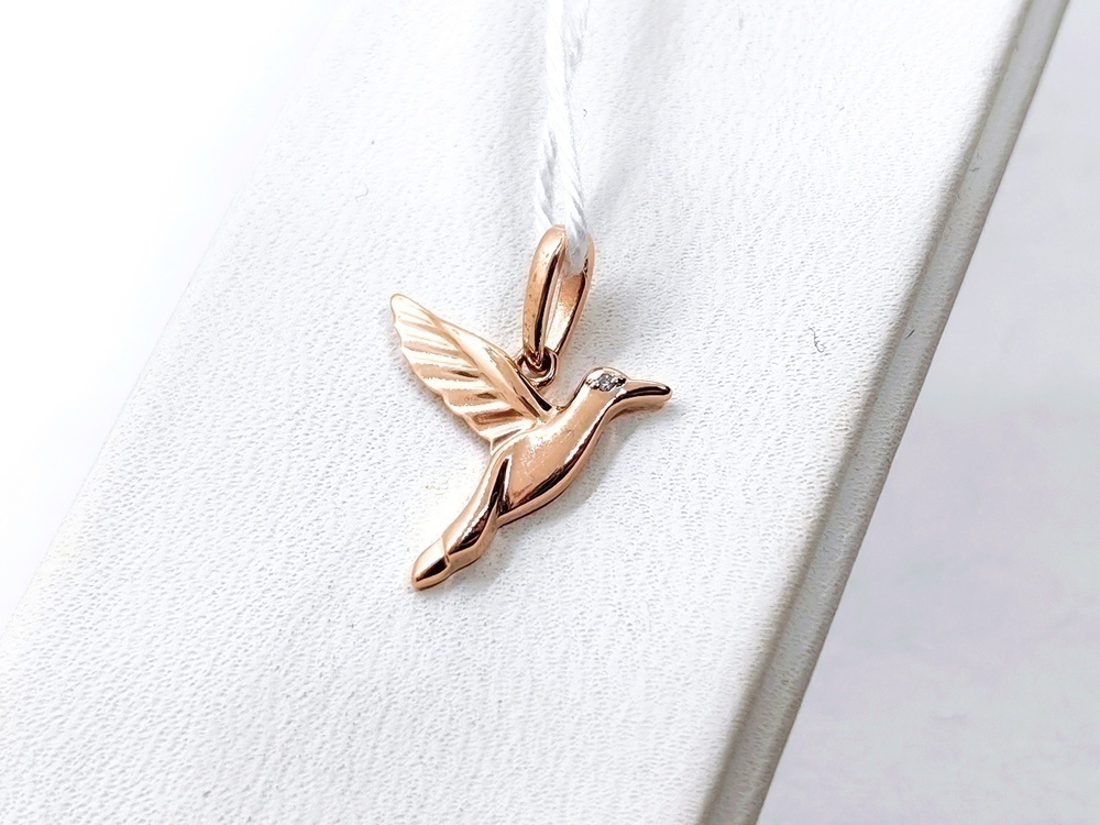 ПОДКМ585 ПОДВЕСКА С КАМНЕМ (Au 585)