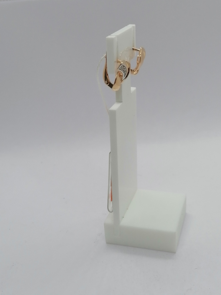 СКМИ585 СЕРЬГИ С КАМНЯМИ (Au 585)