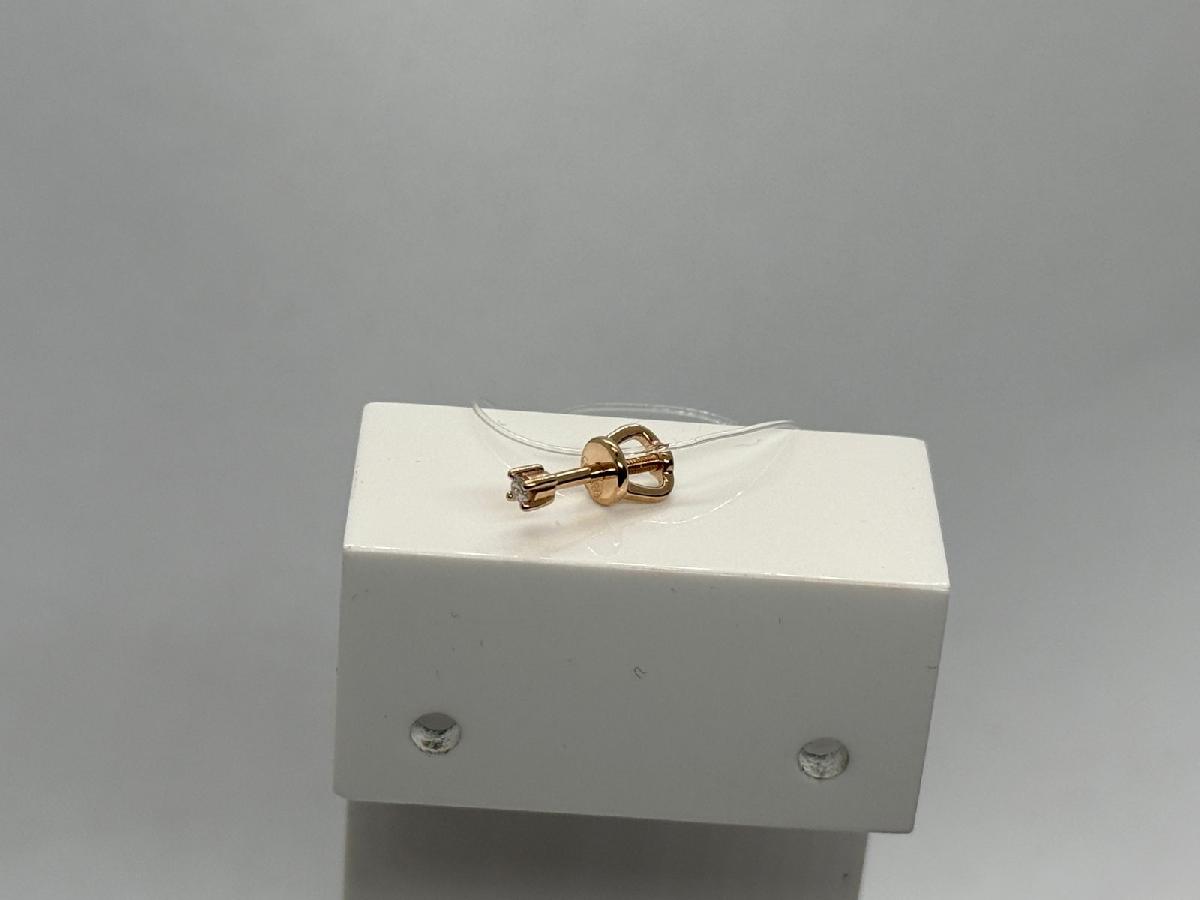 СЕРЬГИ ПУСЕТА бриллиант (Au 585)