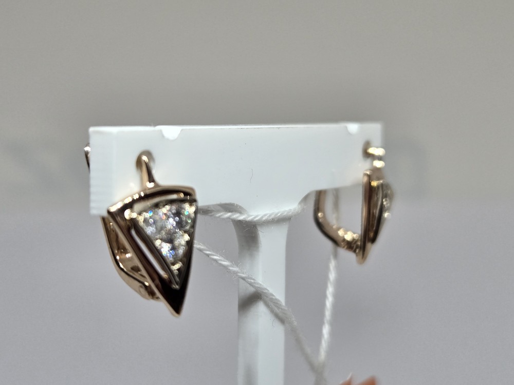 СЕРЬГИ С КАМНЯМИ (Au 585)