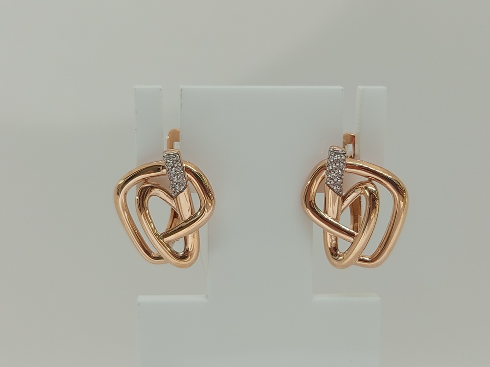 СЕРЬГИ С КАМНЯМИ (Au 585)