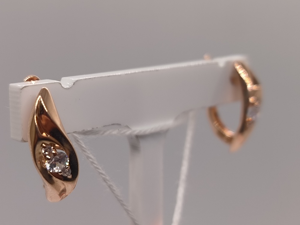 СЕРЬГИ С КАМНЯМИ (Au 585)