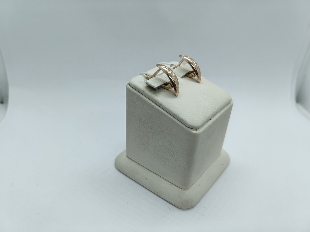 СЕРЬГИ БЕЗ КАМНЯ (Au 585)