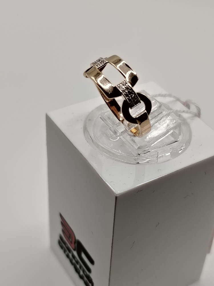 КОЛКМИ585 КОЛЬЦО С КАМНЯМИ (Au 585)