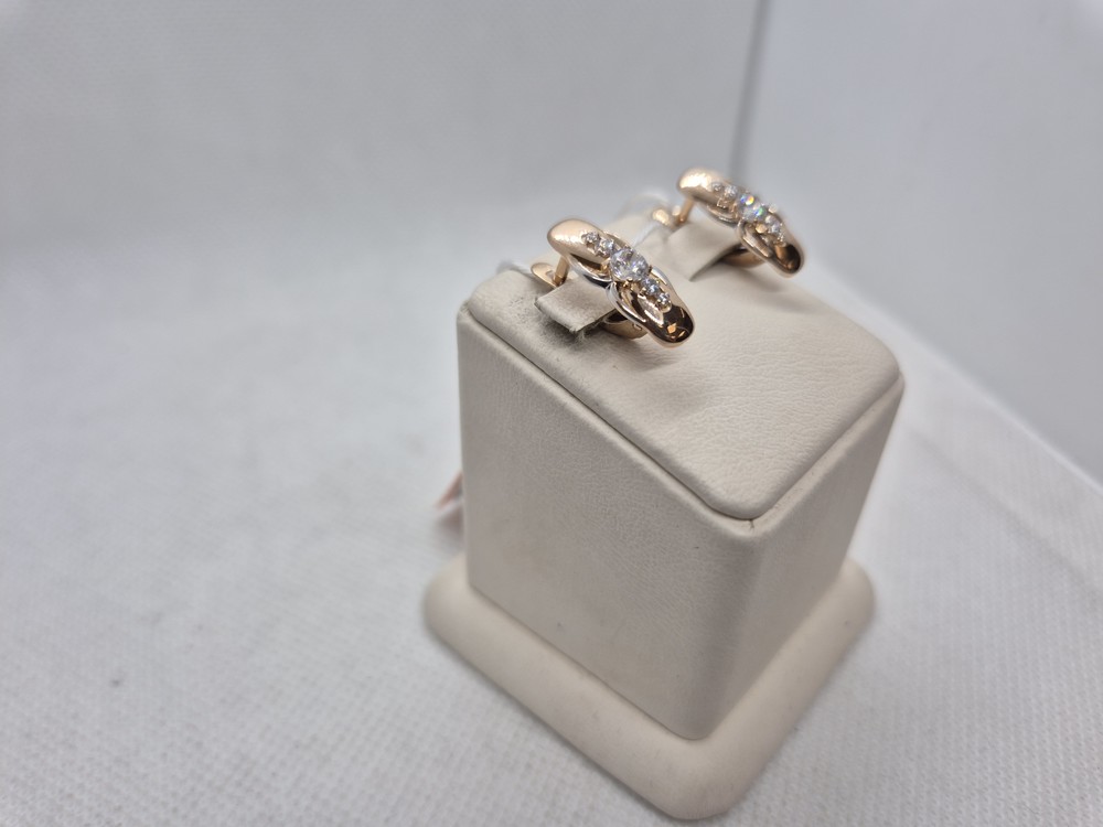 СЕРЬГИ С КАМНЯМИ (Au 585)